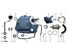 Load image into Gallery viewer, RIGHT CRANKCASE COVER &amp; WATER PUMP ASSY
