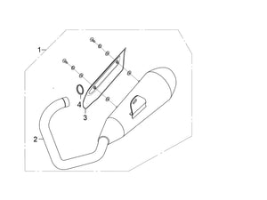 EXHAUST MUFFLER ASSY