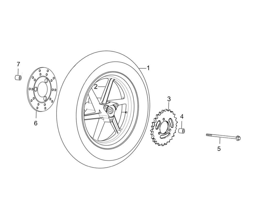 REAR WHEEL ASSY